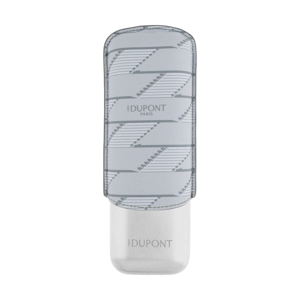 S.T. Dupont Monogram 1872 İkili Puro Kılıfı Gri 183480