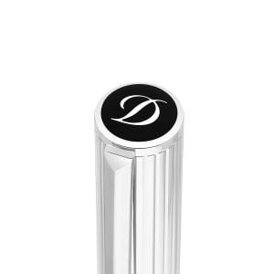 S.T. Dupont Initial Silver & Siyah Lacquer Roller Kalem 272201