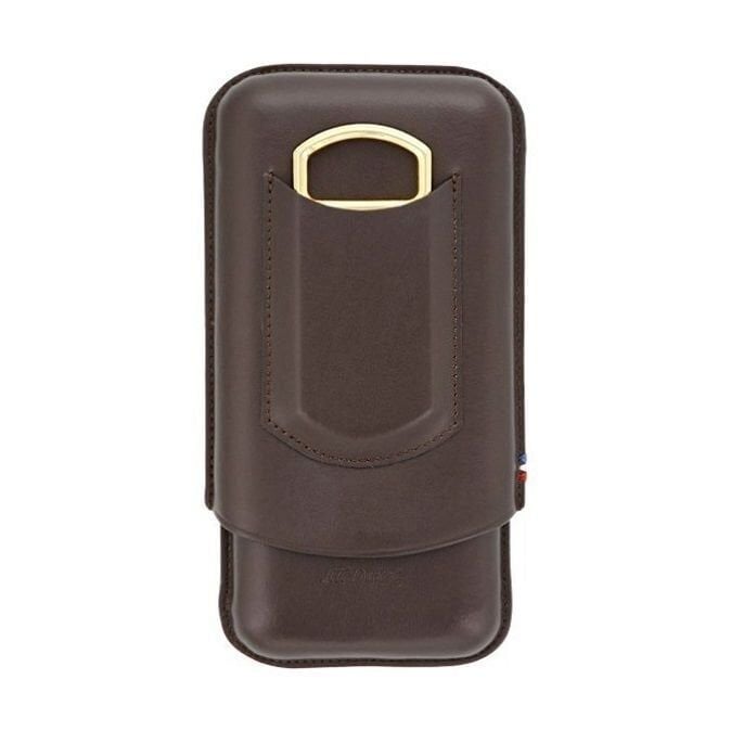 S.T. Dupont Atelier Üçlü Puro Kılıfı Kahverengi 183142