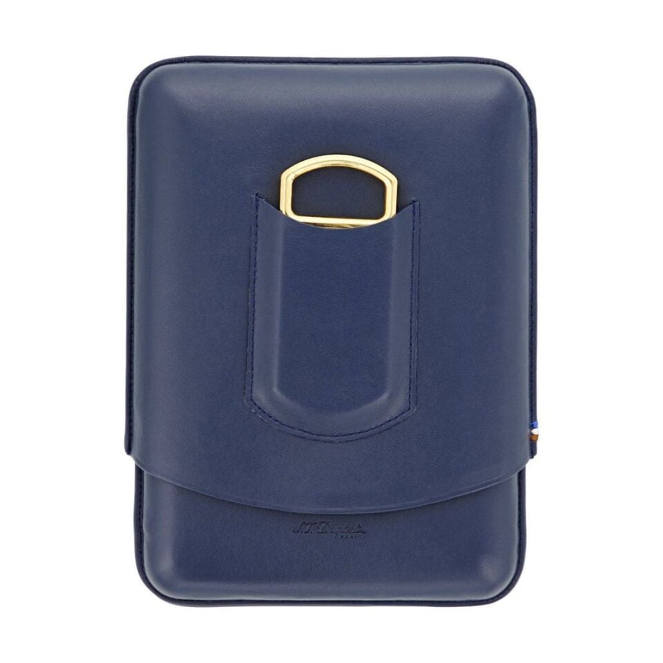 S.T. Dupont Atelier Beşli Puro Kılıfı Lacivert 183123