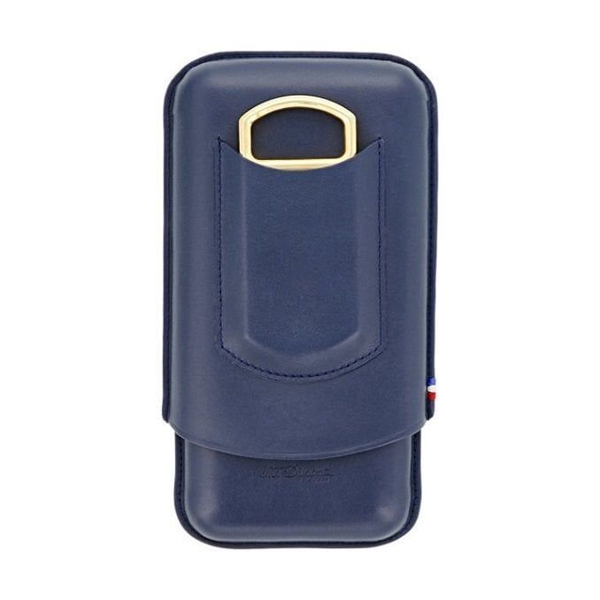 S.T. Dupont Atelier Üçlü Puro Kılıfı Lacivert 183122
