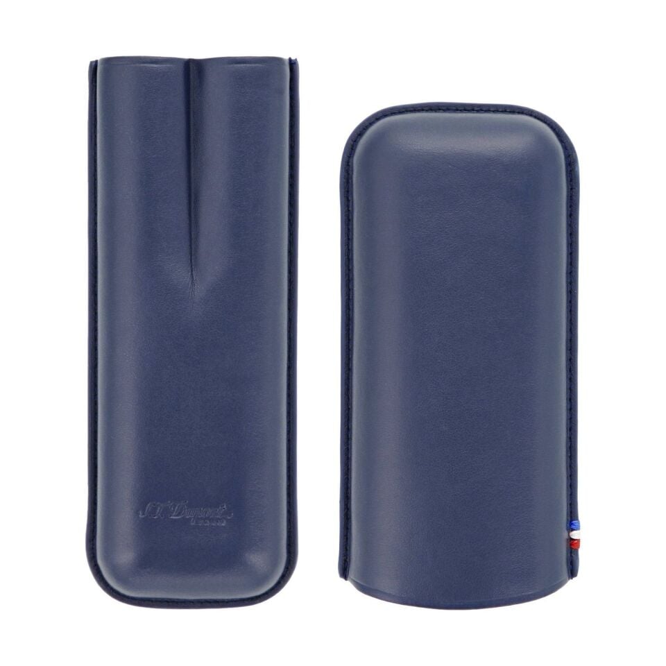 S.T. Dupont Atelier İkili Puro Kılıfı Lacivert 183121