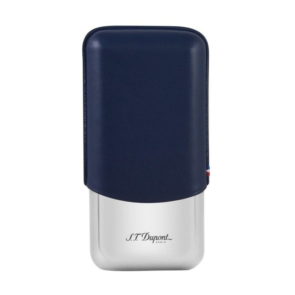 S.T. Dupont Üçlü Puro Kılıfı Mavi 183023