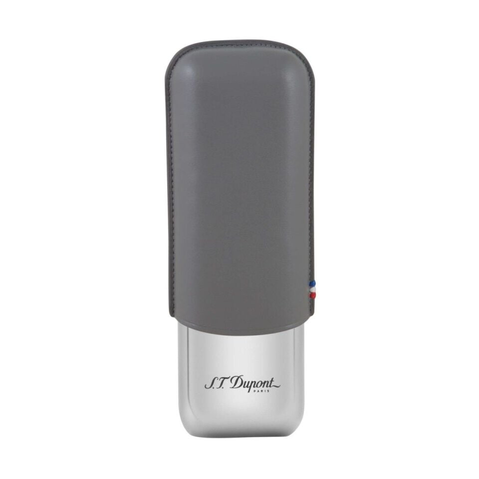S.T. Dupont İkili Puro Kılıfı Gri 183013
