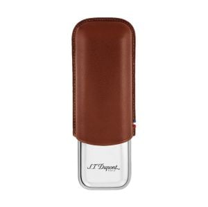 S.T. Dupont İkili Puro Kılıfı Kahverengi 183011