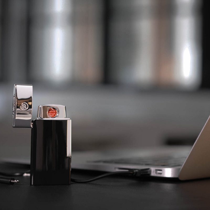 S.T. Dupont E-Slim Elektronik Çakmak Siyah 27004