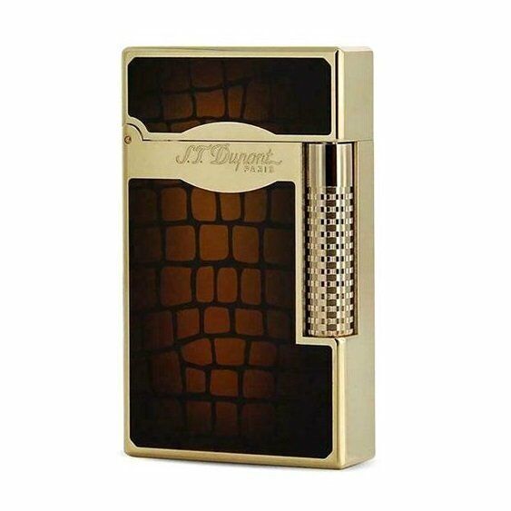 S.T. Dupont Le Grand Croco Dandy Lacquer & Gold Çakmak 23024