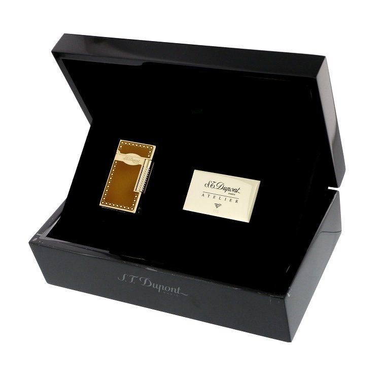 S.T. Dupont Le Grand Derby Lacquer & Gold Çakmak 23022