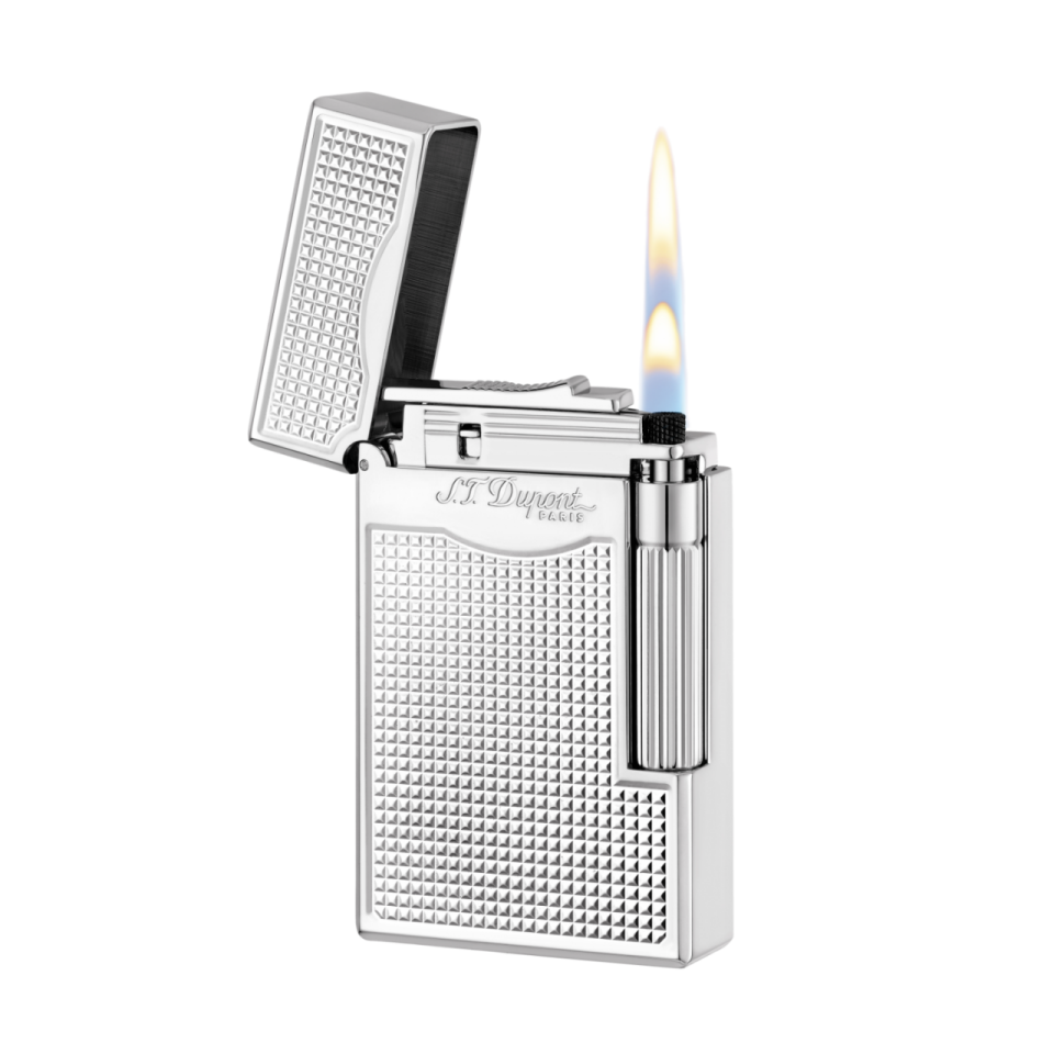 S.T. Dupont Le Grand Diamond Head Palladium Çakmak 23011