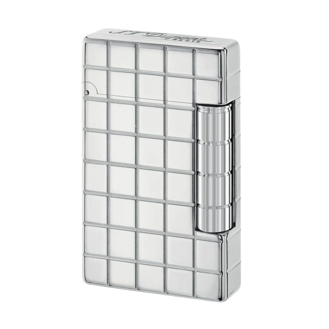 S.T. Dupont Initial Square Silver Çakmak 20800