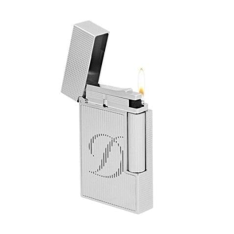 S.T. Dupont Ligne 2 Micro Diamond Head Platinum Çakmak 16606