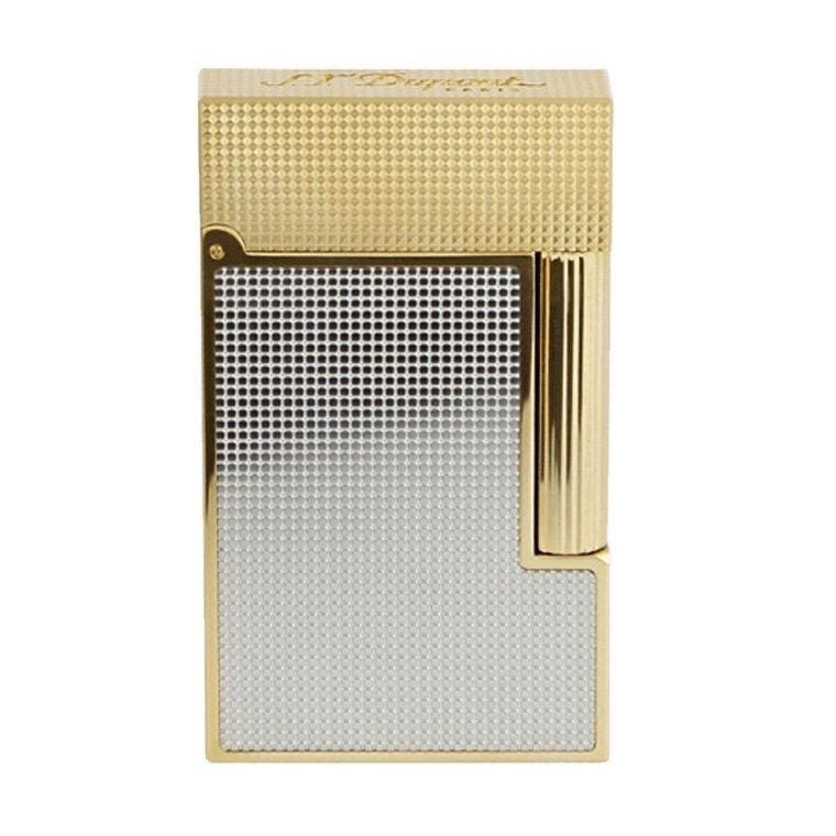 S.T. Dupont Ligne 2 Micro Diamond Head Gold & Palladium Çakmak 16605