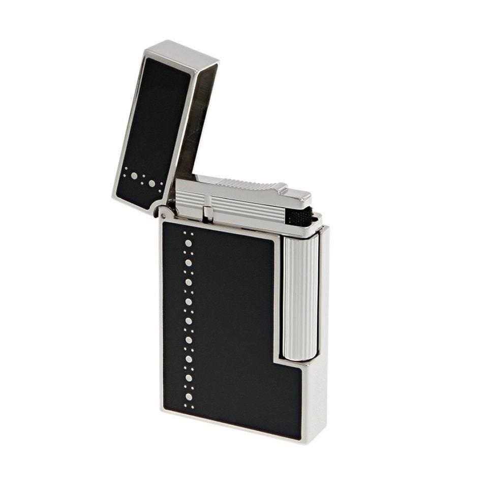 S.T. Dupont Ligne 2 Derby Palladium & Lacquer Çakmak 16434