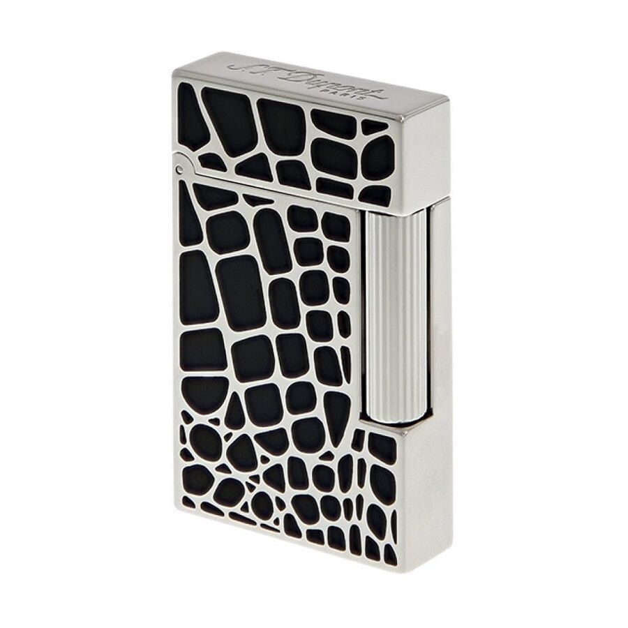 S.T. Dupont Ligne 2 Croco Dandy Palladium & Lacquer Çakmak 16198
