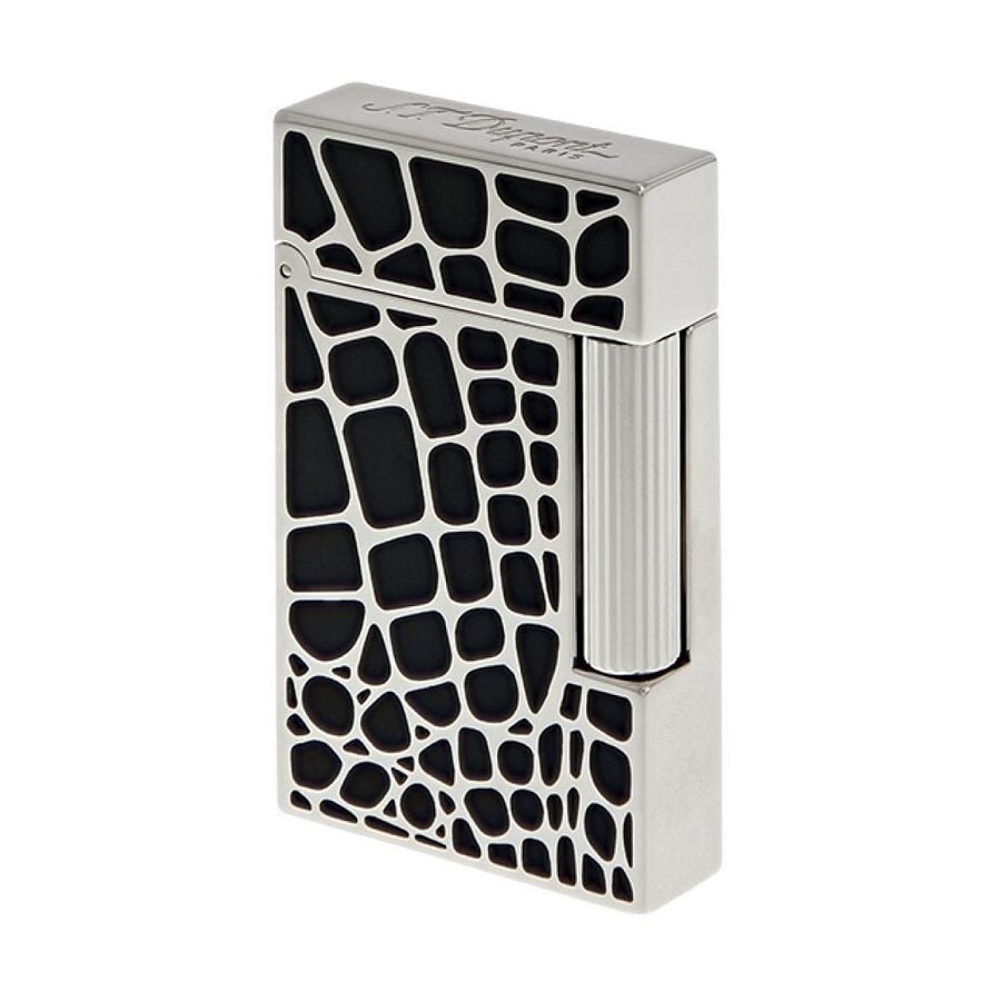 S.T. Dupont Ligne 2 Croco Dandy Palladium & Lacquer Çakmak 16198