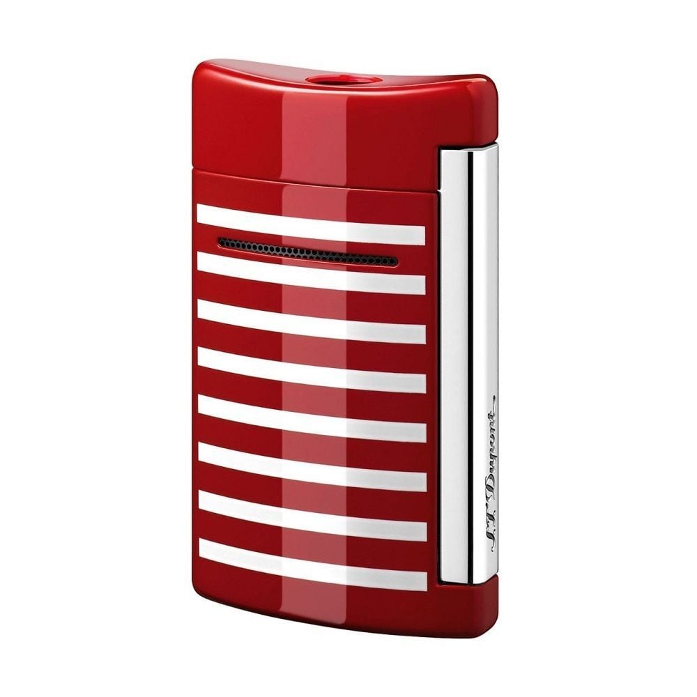 S.T. Dupont Minijet Kırmızı & Beyaz Çakmak 10107