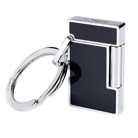 S.T. Dupont Ligne 2 Siyah Anahtarlık 3046