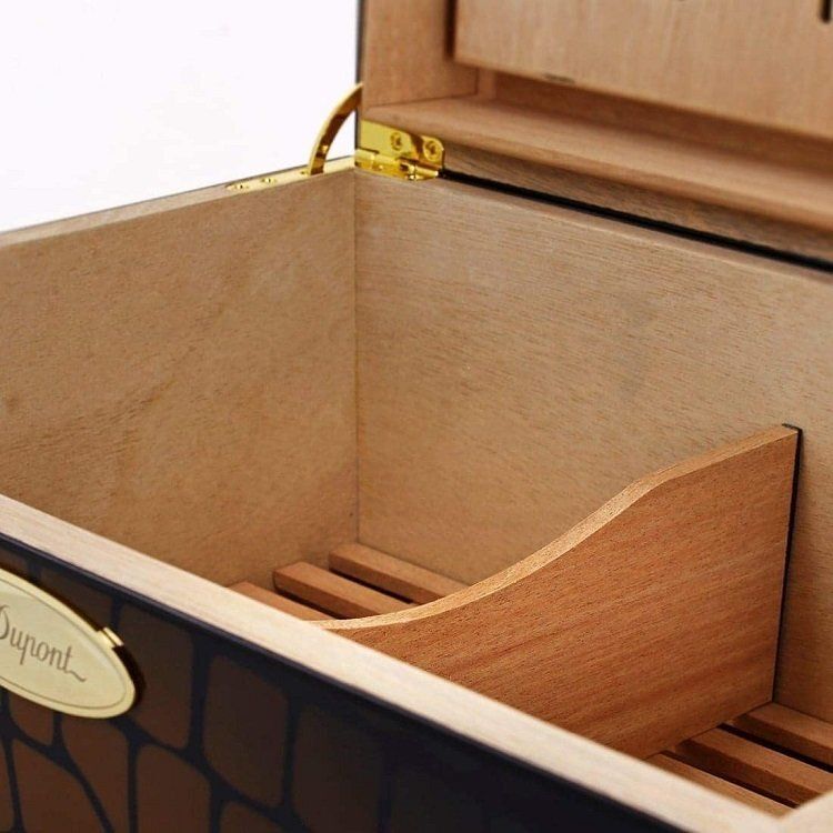 S.T. Dupont Croco Dandy Puro Kutusu Humidor 1302