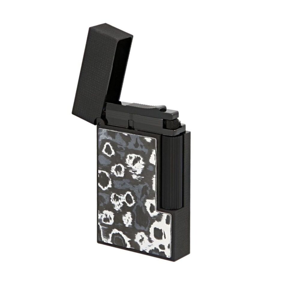 S.T. Dupont Ligne 2 Carbon Dark Storm Çakmak 16397DS