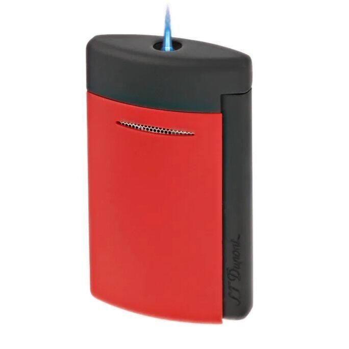 S.T. Dupont New Minijet Mat Kırmızı & Siyah Çakmak 10849