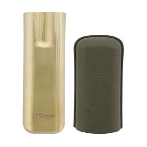 S.T. Dupont Grained Leather İkili Puro Kılıfı Khaki Yeşil 183269