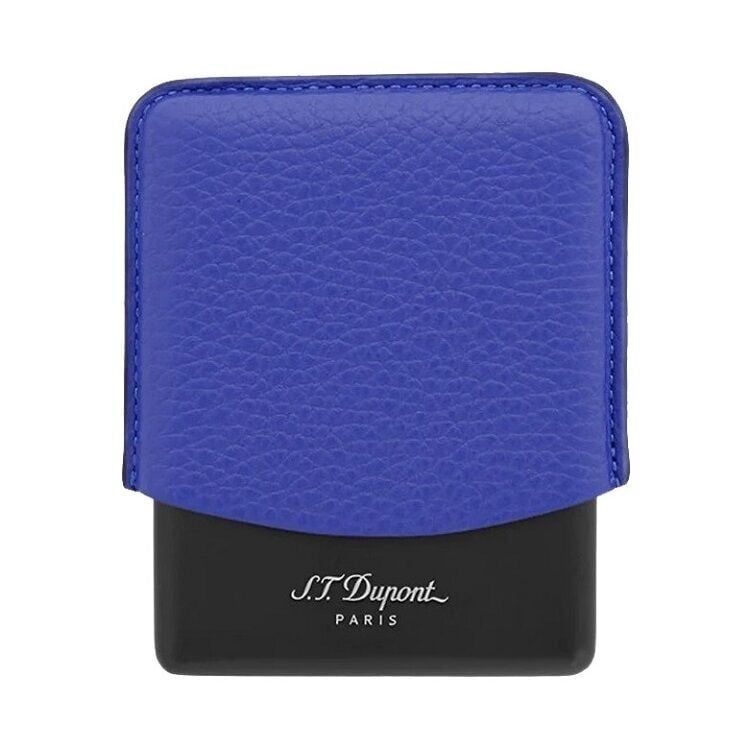 S.T. Dupont Grained Leather Sigara & Sigarillo Kılıfı Mavi 183091