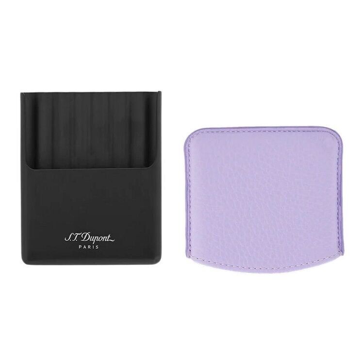 S.T. Dupont Grained Leather Sigara & Sigarillo Kılıfı Lila 183092