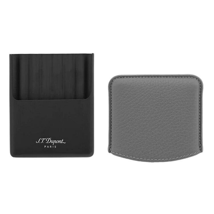 S.T. Dupont Grained Leather Sigara & Sigarillo Kılıfı Grafit 183093