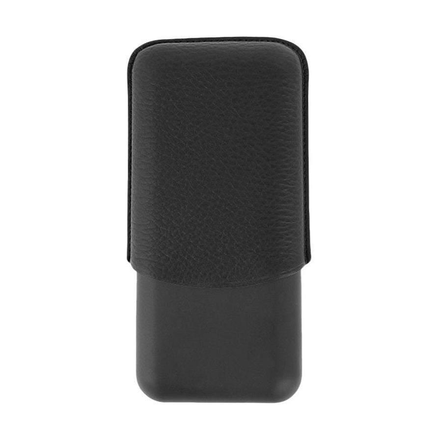 S.T. Dupont Grained Leather Üçlü Puro Kılıfı Siyah 183340