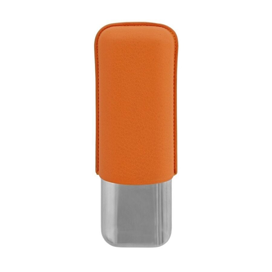 S.T. Dupont Grained Leather İkili Puro Kılıfı Turuncu 183266