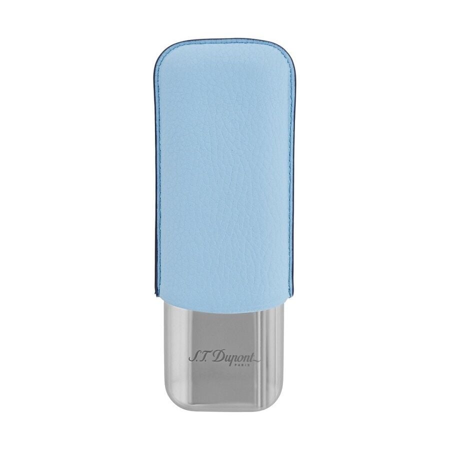 S.T. Dupont Grained Leather İkili Puro Kılıfı Turkuaz 183264