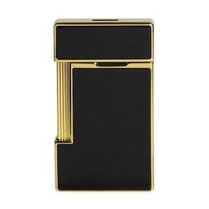 S.T. Dupont Slimmy Gold & Siyah Lacquer Çakmak 28002