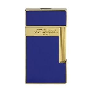 S.T. Dupont Slimmy Gold & Mavi Lacquer Çakmak 28005