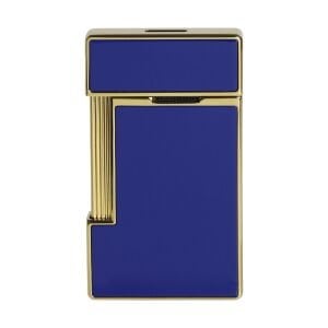 S.T. Dupont Slimmy Gold & Mavi Lacquer Çakmak 28005