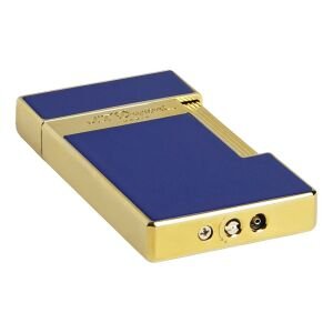 S.T. Dupont Slimmy Gold & Mavi Lacquer Çakmak 28005