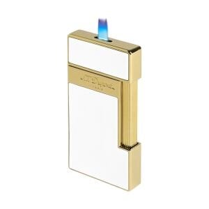 S.T. Dupont Slimmy Gold & Beyaz Lacquer Çakmak 28004