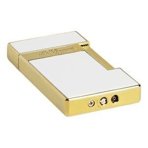 S.T. Dupont Slimmy Gold & Beyaz Lacquer Çakmak 28004