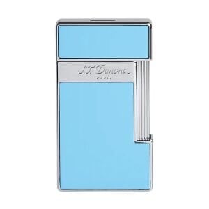 S.T. Dupont Slimmy Silver & Mavi Lacquer Çakmak 28007
