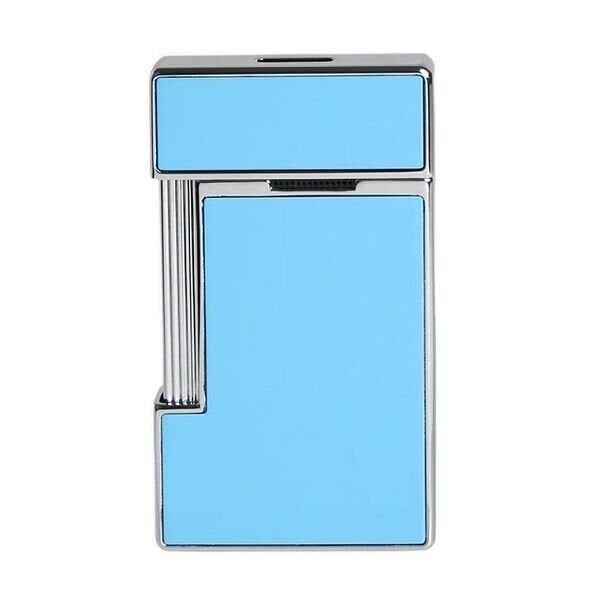 S.T. Dupont Slimmy Silver & Mavi Lacquer Çakmak 28007