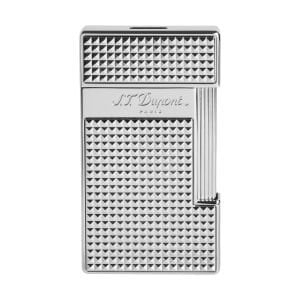 S.T. Dupont Slimmy Diamond Head Silver Çakmak 28010