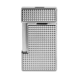S.T. Dupont Slimmy Diamond Head Silver Çakmak 28010