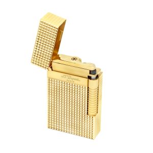 S.T. Dupont New Le Grand Diamond Head Gold Çakmak C23009