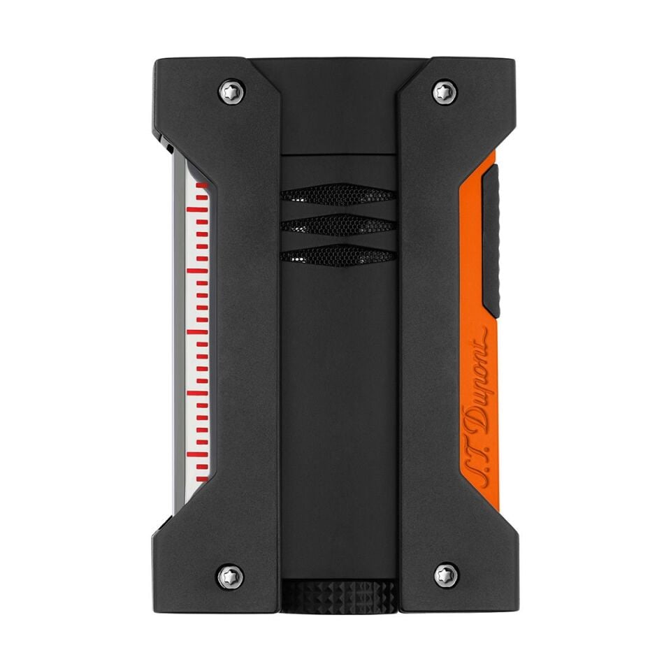 S.T. Dupont Defi Extreme Fluo Neon Turuncu & Siyah Çakmak 21419