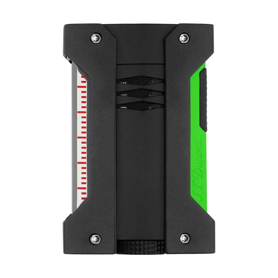 S.T. Dupont Defi Extreme Fluo Neon Yeşil & Siyah Çakmak 21417