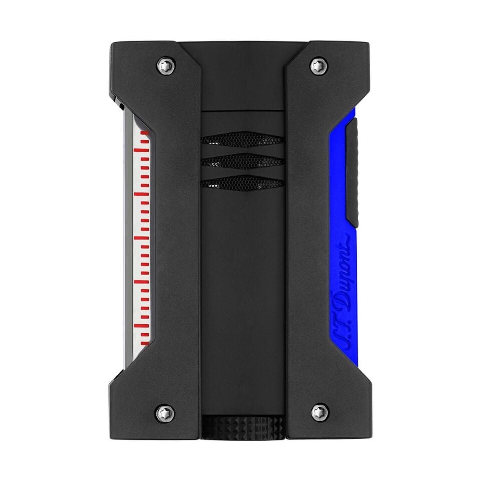 S.T. Dupont Defi Extreme Fluo Neon Mavi & Siyah Çakmak 21416