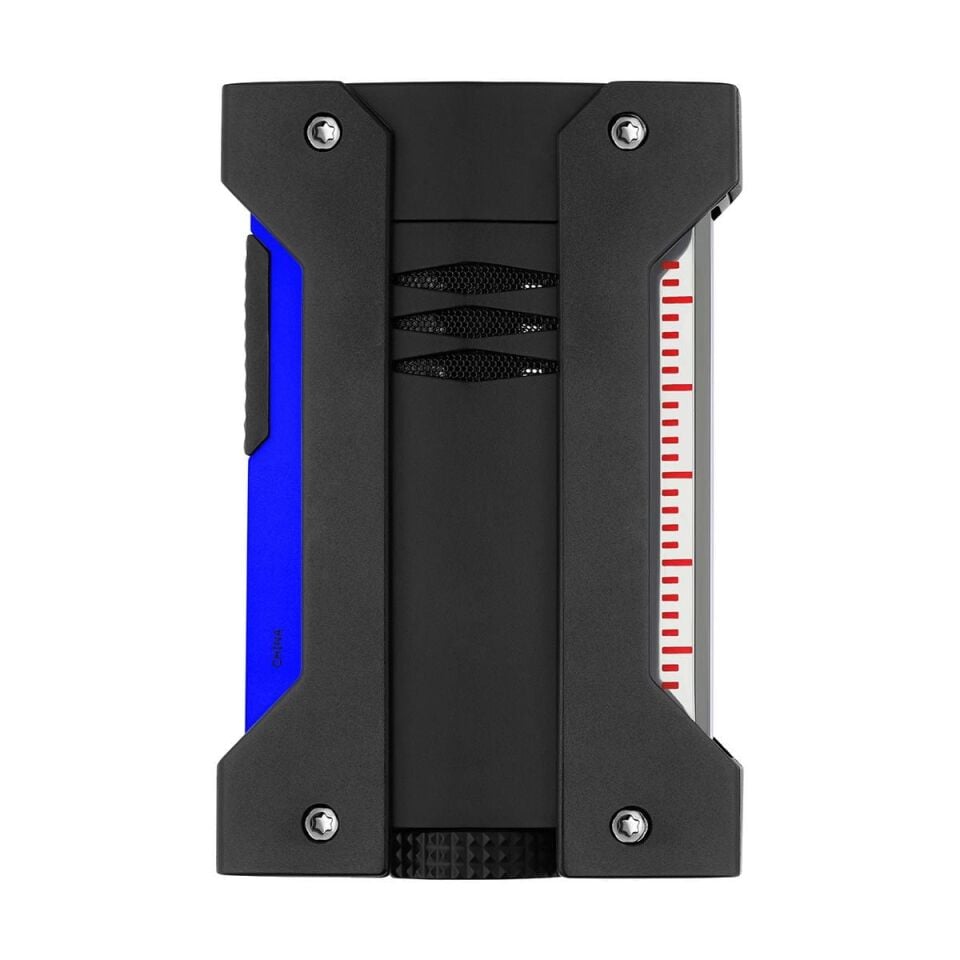 S.T. Dupont Defi Extreme Fluo Neon Mavi & Siyah Çakmak 21416