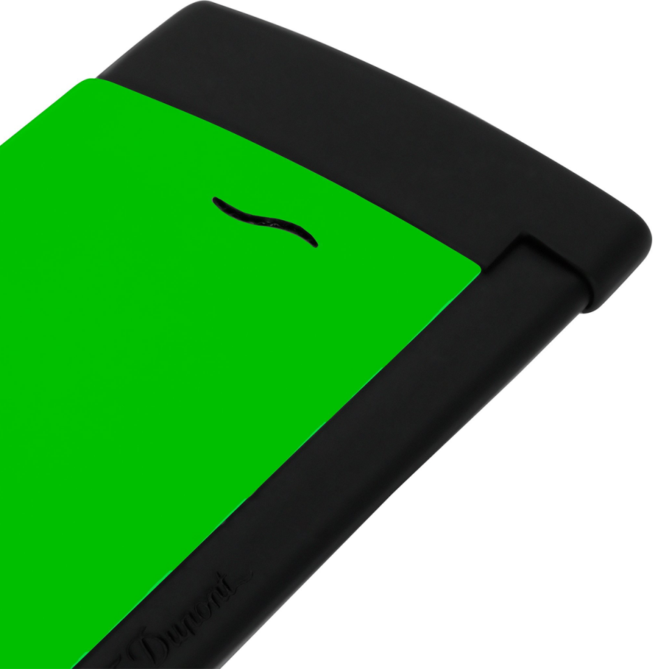 S.T. Dupont Slim 7 Fluo Neon Yeşil Çakmak 27772