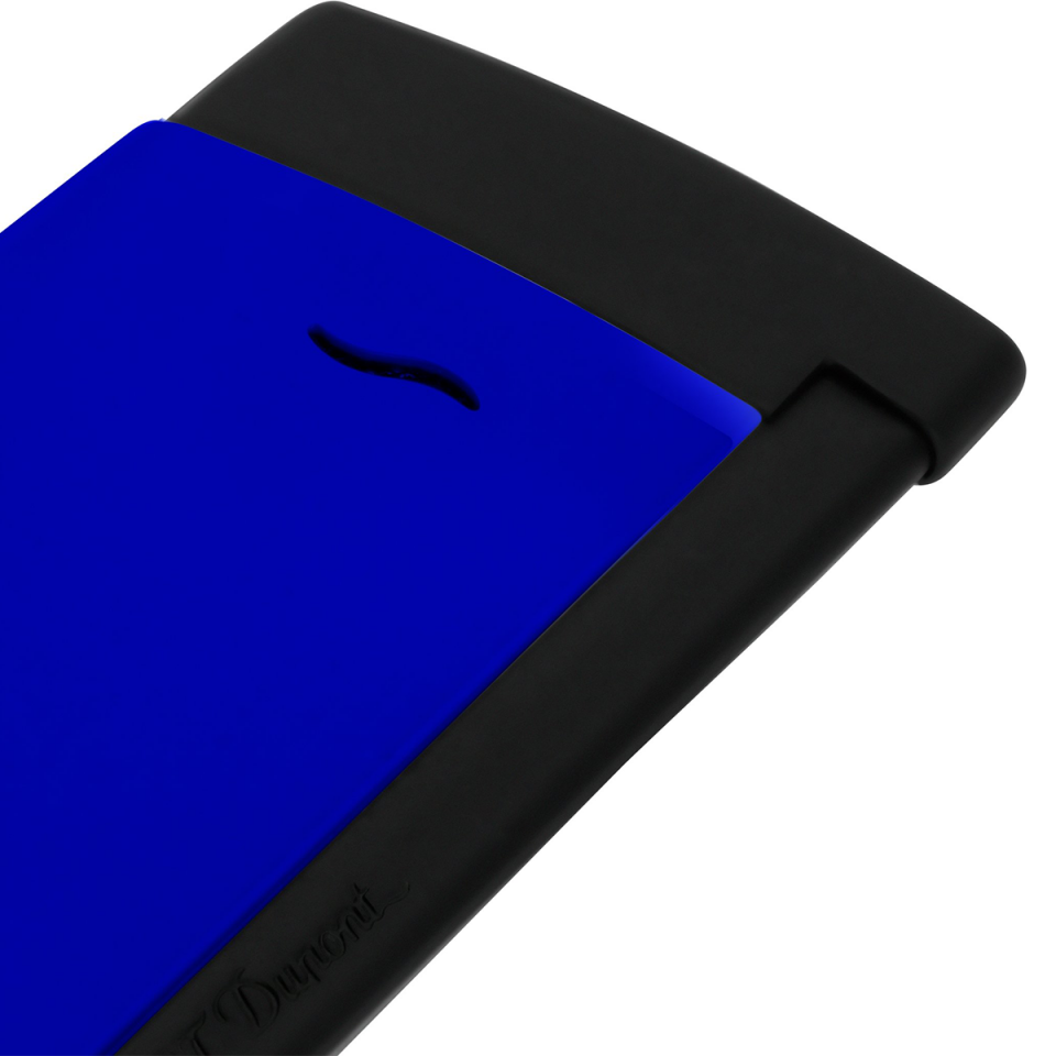 S.T. Dupont Slim 7 Fluo Neon Mavi Çakmak 27771