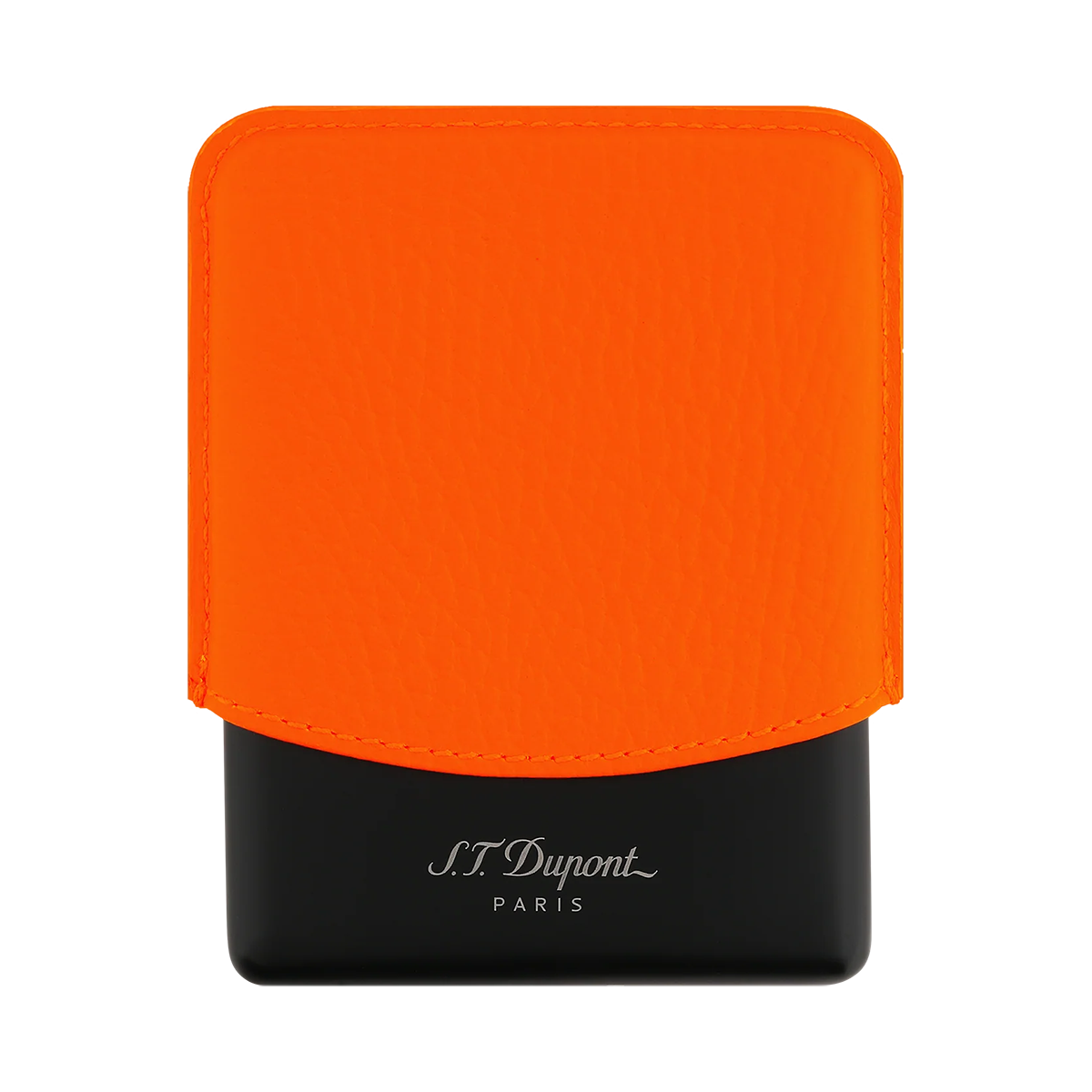 S.T. Dupont Grained Leather Sigara & Sigarillo Kılıfı Neon Turuncu 183114