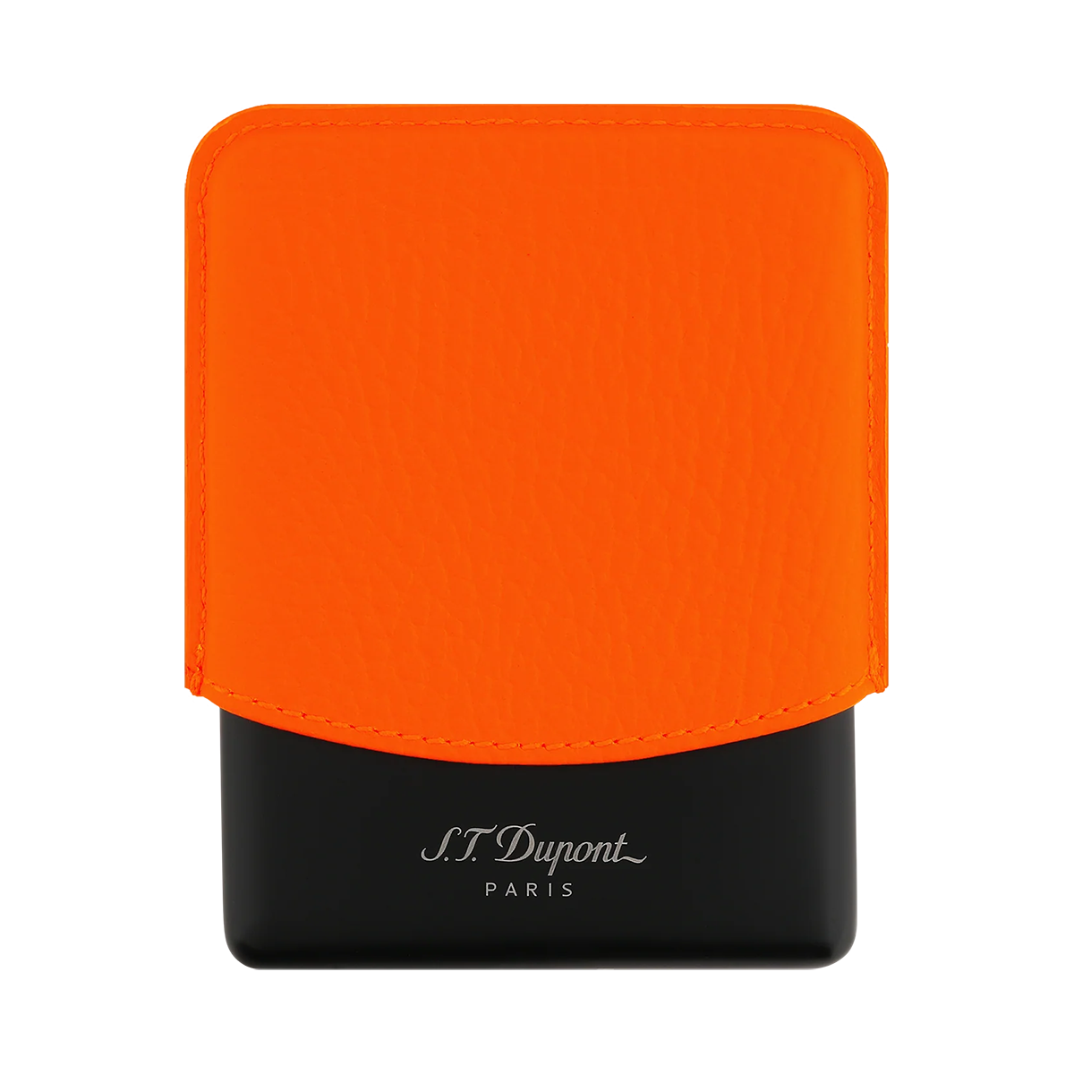 S.T. Dupont Grained Leather Sigara & Sigarillo Kılıfı Neon Turuncu 183114
